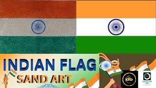 Indian Flagsand artcolored sand [upl. by Charyl]