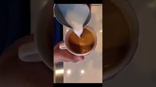 coffee design making with milk coffee coffeelover coffeedesign coffeemusic coffeeart [upl. by Gayn]