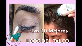 ▶️ TOP 10 USOS del TALCO que no conocías 💋 TE SORPRENDERÁS [upl. by Artinad532]