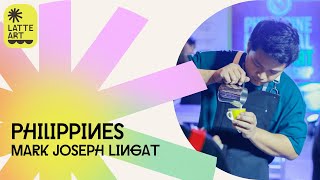 Mark Joseph Lingat Philippines  2024 World Latte Art Championship  Round 1 [upl. by Arnelle]