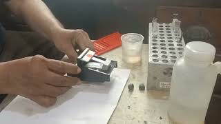 Hemoglobin electrophoresis procedure  cellulose acetate electrophoresis [upl. by Gerianne]