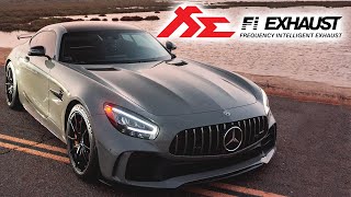 2020 MERCEDES AMG GTR  FI EXHAUST INSTALL COLD START REVS amp PULLS  Nicksbankrpt [upl. by Kele625]