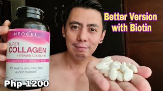 NEW amp IMPROVED NEOCELL SUPER COLLAGEN WITH VITAMIN C CALCIUM ASCORBATE BIOTIN REVIEW MAS EFFECTIVE [upl. by Kovacev]