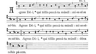 Gregorian Chant  Julian D Jankowski  Agnus Dei Mass XVIII [upl. by Rufus700]