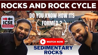 Rocks and Rock Cycle  Sedimentary Rocks  Type of Rocks  Class 9 ICSE GeographyBy Raghvendra Sir [upl. by Thorstein]