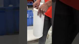 Display of the pressing process of large ceramic tube blanksceramic processing shortsvideo cnc [upl. by Yeldud]