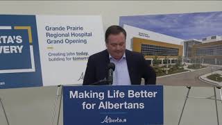 Opening Grande Prairie Regional Hospital  Moving to Step 2 – February 26 2022 [upl. by Asirac]