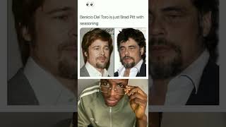 Benicio del Toro is just Brad pitt with seasoning [upl. by Ellinnet]