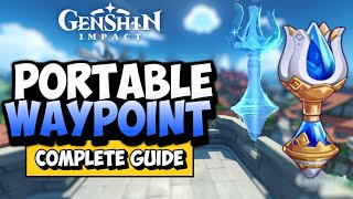 How to Get PORTABLE WAYPOINT Genshin Impact  Complete Guide [upl. by Isabeau]