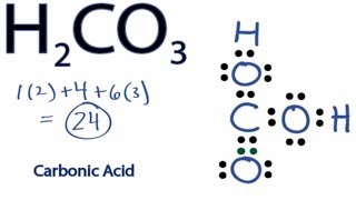 H2CO3 Lewis Structure How to Draw the Lewis Structure for Carbonic Acid [upl. by Jacqui218]