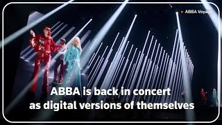 ABBA returns to stage as virtual avatars for London gigs [upl. by Oinigih]