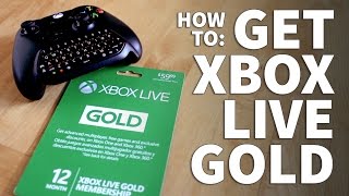 How to Get Xbox Live  Xbox Live Gold Subscription Redeem Free Trial or Paid Code and Play Online [upl. by Aerdua]