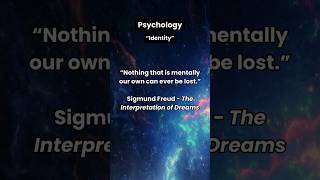 Lessons in Psychology from Sigmund Freud  IDENTITY psychology identity quotes shorts freud [upl. by Jarek]