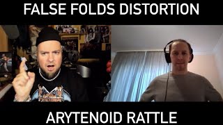 Alex Shelest Vocal Lessons  False Folds Distorton Vs Arytenoid Rattle  Godsmack [upl. by Elleiad]