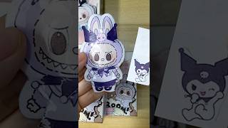 Labubu x Sanrio Kuromi blind box labubu kuromi sanrioblindbox papercraft r [upl. by Avot]