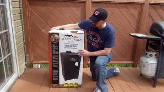 Masterbuilt 30quot Electric Smoker Unboxing and First Impressions [upl. by Neerihs521]