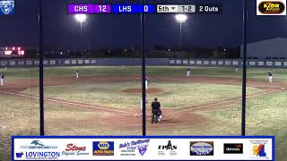 Lovington Baseball vs Clovis [upl. by Notserp]