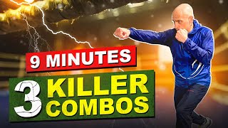 9 Minute Boxing Workout  3 Killer Combos [upl. by Jankell]