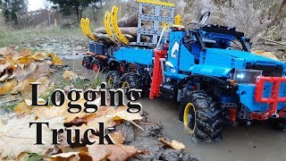 Logging Truck  Lego Technic 42070 6x6 All Terrain Tow Truck [upl. by Adiv]