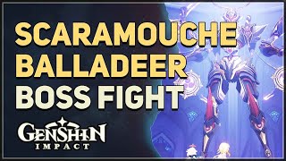 The Balladeer Scaramouche Boss Fight Genshin Impact [upl. by Plato635]