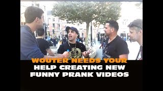 Wouter needs your help creating new funny prank videos [upl. by Eimmij]