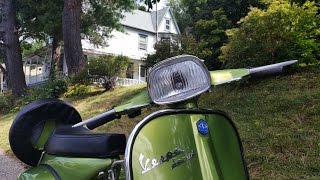 1968 Vespa Sprint VLB 150 in peridot green [upl. by Lleryt]