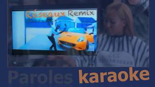 Réseaux Niska Paroles Karaoke trap francés [upl. by Nylatsyrk]