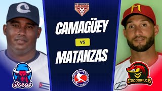 Camagüey vs Matanzas 1er juego Serie Nacional 63 [upl. by Vez]