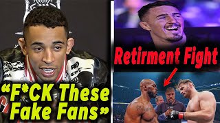 Carlos Prates GOES OFF On Fans After KO Victory Tom Aspinall CALLS Jon VS Stipe A Retirement Party [upl. by Fugazy445]