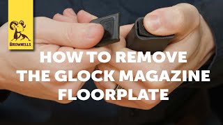 Quick Tip How to Remove the Glock Magazine Floorplate [upl. by Luci]