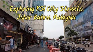 KSL City Street Tour Johor Bahru Malaysia Walking Tour in 4K [upl. by Adora]