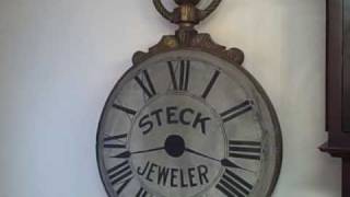 Watchmaker and Optician Pocketwatch trade sign from the 1890s [upl. by Notrom]