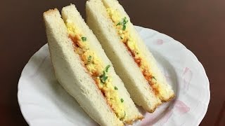 8731 scrambled egg sandwich  스크램블 에그 샌드위치 [upl. by Aenneea954]