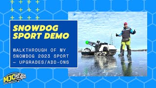 Snowdog 2023 Sport Walkthrough  Upgrades and AddOns [upl. by Ellehsram69]