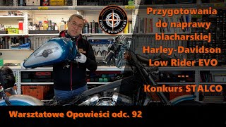 HarleyDavidson Dyna Low Rider Evolution rozbieramy nadwozie do napraw blacharskich [upl. by Pape]