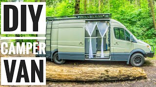 Introducing Our Custom DIY Sprinter Campervan Vanlife [upl. by Nnairet]