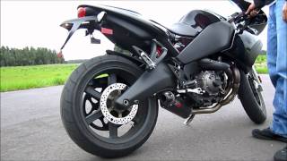 Buell 1125R 2009 Stock Exhaust to Jardine RT5 [upl. by Maura]