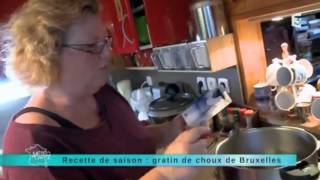 Recette de saison  Gratin de choux de Bruxelles à la normande [upl. by Krute905]