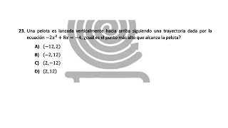 Pregunta 23 Matemáticas Guía EXACER COLBACH 2024 [upl. by Ialohcin]