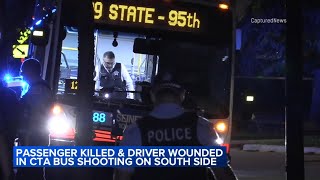 Passenger killed driver shot in CTA bus shooting on South Side [upl. by Eciryt902]