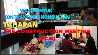 Pre Construction Meeting PCM [upl. by Jakoba]