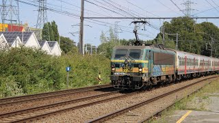 Trainspotting at Schaarbeek Belgium [upl. by Earaj]