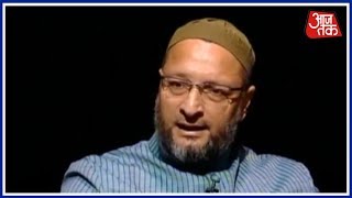 AIMIM Chief Asaduddin Owaisi से Anjana Om Kashyap की Third Degree पूछताछ [upl. by Glantz]