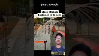 Stock market explained stockmarket water funny viralshort [upl. by Ydiarf379]