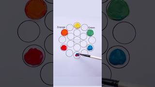 Color mixing  Color recipes art satisfying shorts [upl. by Nosnehpets179]