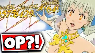 NEW OVERPOWERED QUEEN ELIZABETH GAMEPLAY amp FULL DETAILS  Seven Deadly Sins Grand Cross [upl. by Anelem]