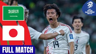 Saudi Arabia vs Japan  Full Match  AFC Asian Qualifiers™ Road to 26 [upl. by Lussier]