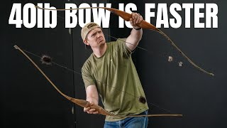 DIY BOW BUILD  Lower Poundage  Faster Bow 😮 [upl. by Htrahddis]