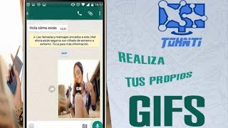 Como crear GIF animados para Whatsapp [upl. by Helbonnas589]