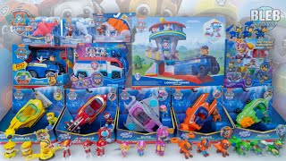 Paw Patrol toy Collection and Lookout Tower and Aqua Pups toy unboxing no talking toy review ASMR [upl. by Bobbe]